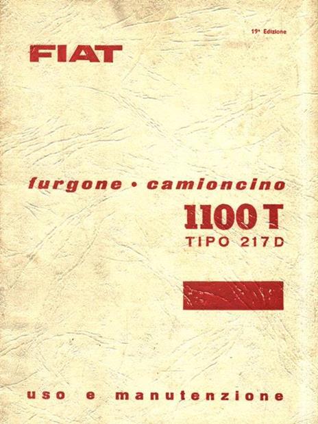 Fiat furgone camioncino 1100 T tipo 217 D - 3