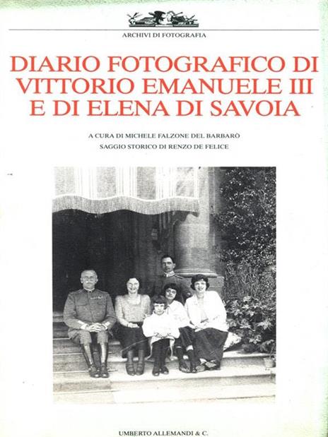 Diario fotografico di Vittorio Emanuele III e di Elena di Savoia - copertina