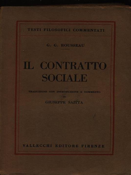 Il contratto sociale - Jean-Jacques Rousseau - 2