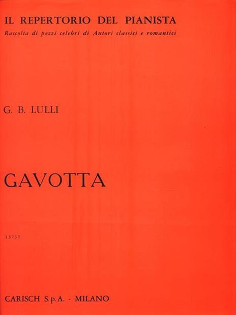 Gavotta - G. B. Lulli - copertina