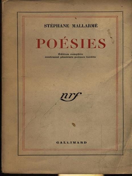 Poesies - Stéphane Mallarmé - 3