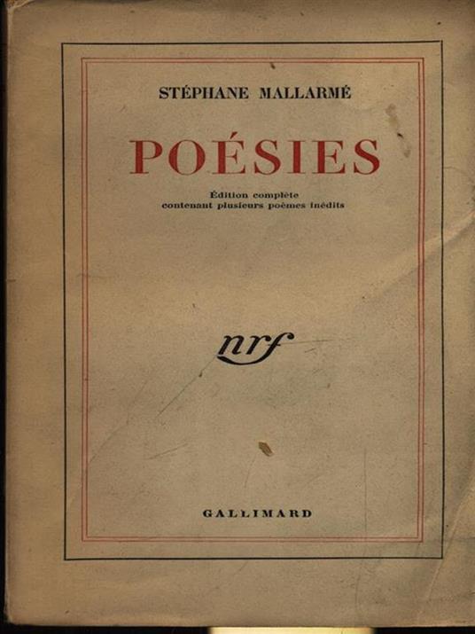 Poesies - Stéphane Mallarmé - 3