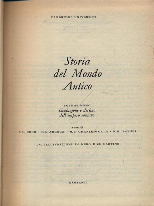 Storia del mondo antico 9vv - 4