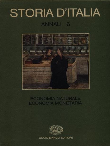 Storia d'Italia Annali 6. Economia - Ruggiero Romano - copertina