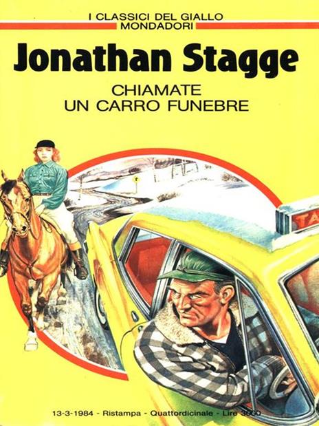 Chiamate un carro funebre - Jonathan Stagge - copertina
