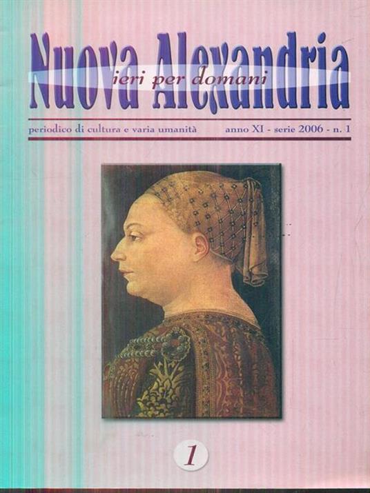 Nuova Alexandria. Anno XI. 2006/N 1 - copertina