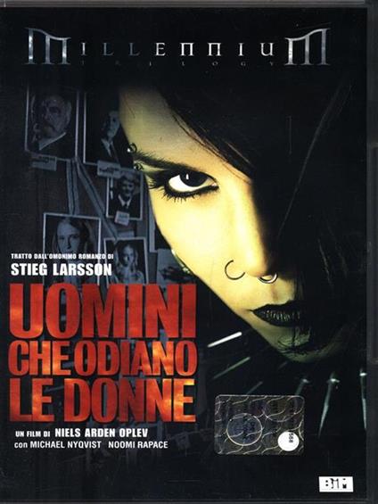 DVD: Uomini che odiano le donne - copertina