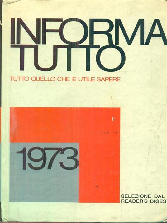 Informa tutto 1973 - copertina