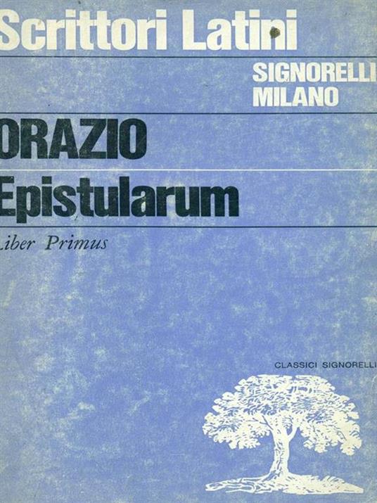 Epistularum. Liber Primus - Quinto Orazio Flacco - 2