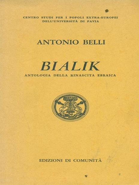 Bialik - Antonio Belli - 3