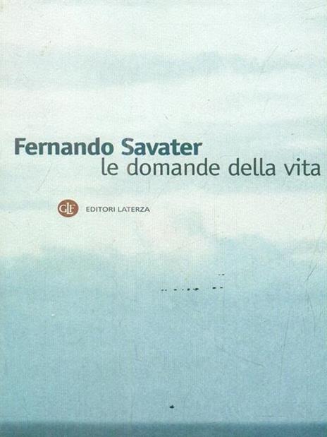 Le domande della vita - Fernando Savater - copertina