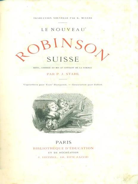 Le nouveau Robinson Suisse - Pierre Jules Stahl - copertina