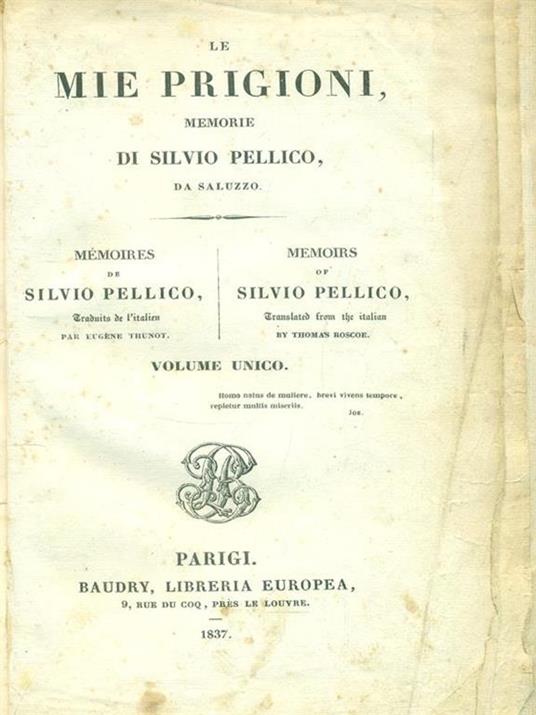 Le mie prigioni - Silvio Pellico - 4