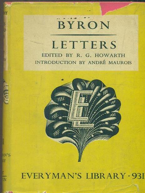 Letters of Lord Byron - R. G. Howarth - 3