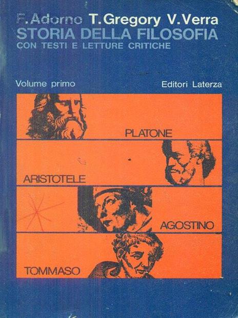 Storia della filosofia. Volume primo - 2