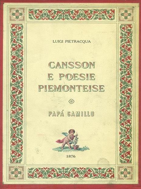 Cansson e poesie piemonteise. Papà Camillo - Luigi Pietracqua - copertina