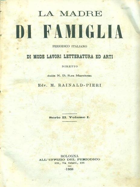 La madre di famiglia. Serie II Volume I - 3