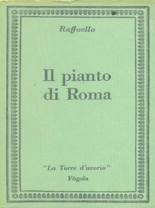 Il Pianto di Roma - Raffaello - 3