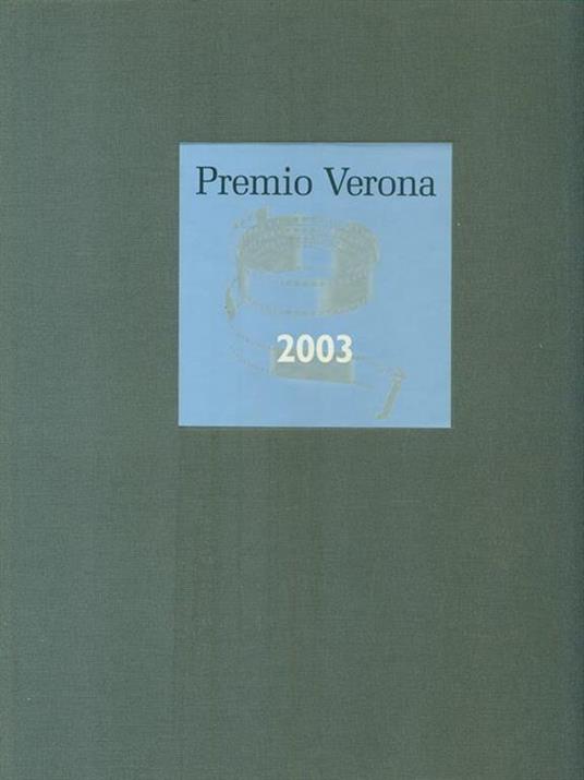 Premio Verona 2003 - copertina