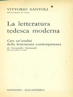 La letteratura tedesca moderna