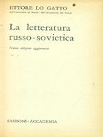 La letteratura Russo-Sovietica