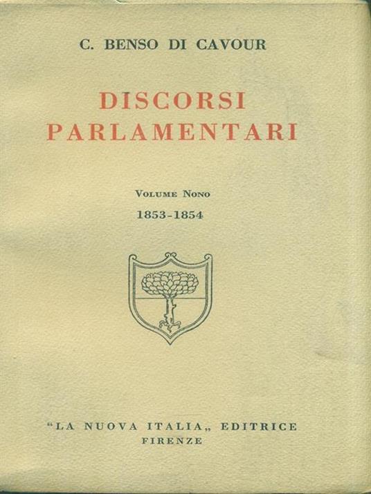 Discorsi Parlamentari. Volume nono 1853-1854 - Camillo Cavour - 3