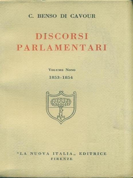 Discorsi Parlamentari. Volume nono 1853-1854 - Camillo Cavour - 2