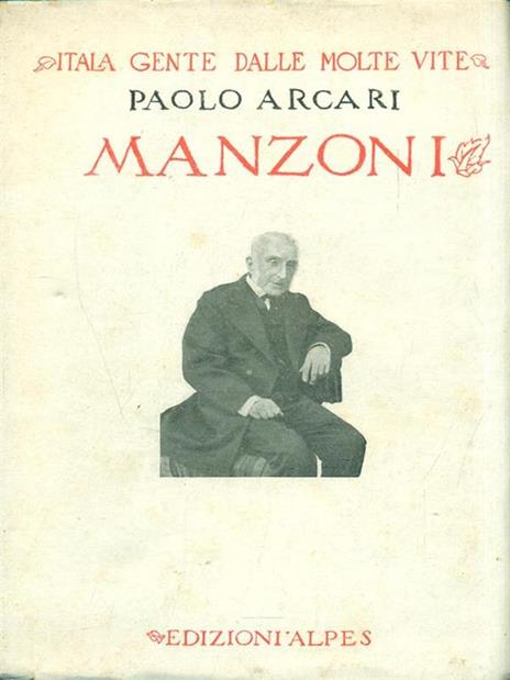 Manzoni - Paolo Arcari - copertina