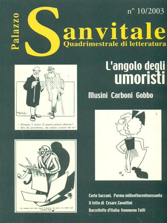 Palazzo Sanvitale n.10/2003 - copertina