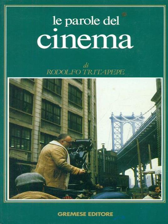 Le  parole del cinema - Rodolfo Tritapepe - copertina