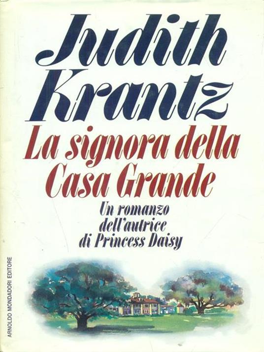 La  signora della casa grande - Judith Krantz - copertina