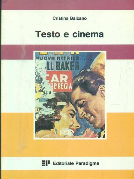 Testo e cinema - Cristina Balzano - copertina