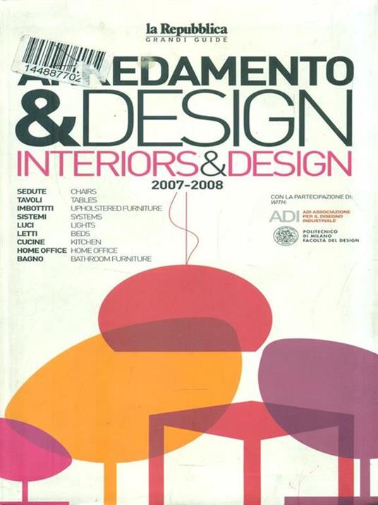 Arredamento&Design Interiors&Design 2007-2008 - Aurelio Magistà - copertina