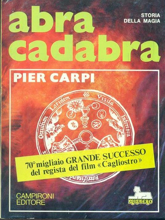 Abra cadabra - Pier Carpi - copertina