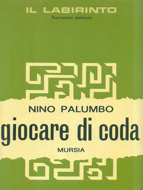 Giocare di coda - Nino Palumbo - copertina