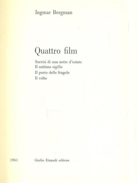 Quattro film - Ingmar Bergman - 4