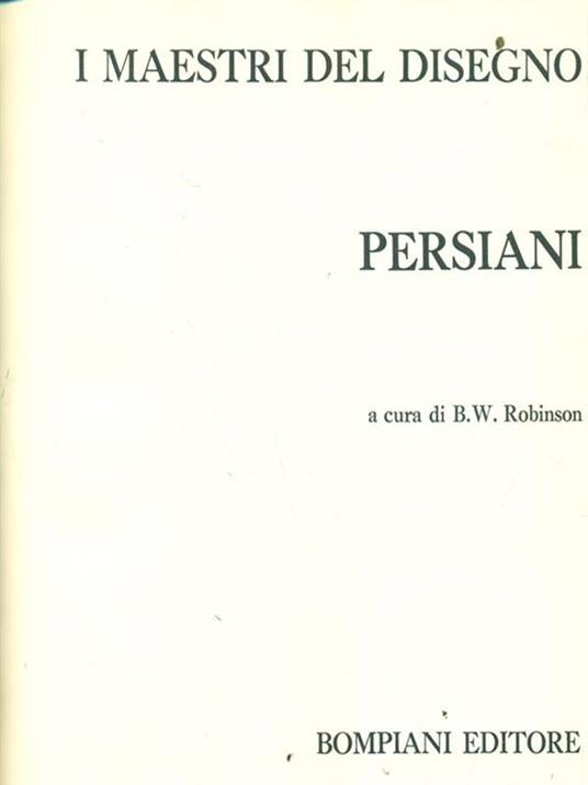 I maestri del disegno Persiani - B. W. Robinson - copertina