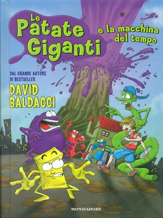 Le patate giganti e la macchina del tempo - David Baldacci - copertina