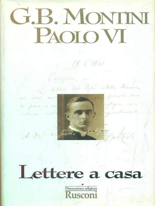 Lettere a casa (1919-1943) - Paolo VI - copertina