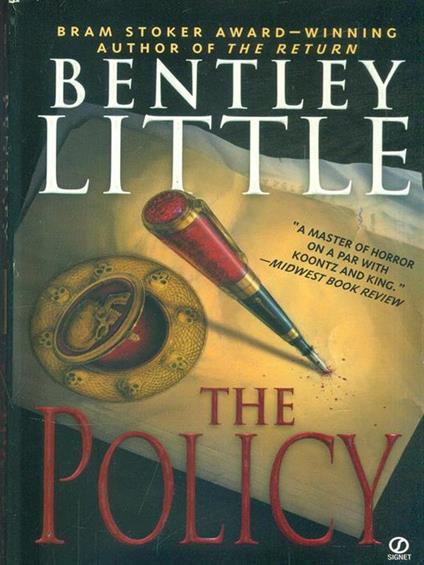 The policy - Bentley Little - copertina