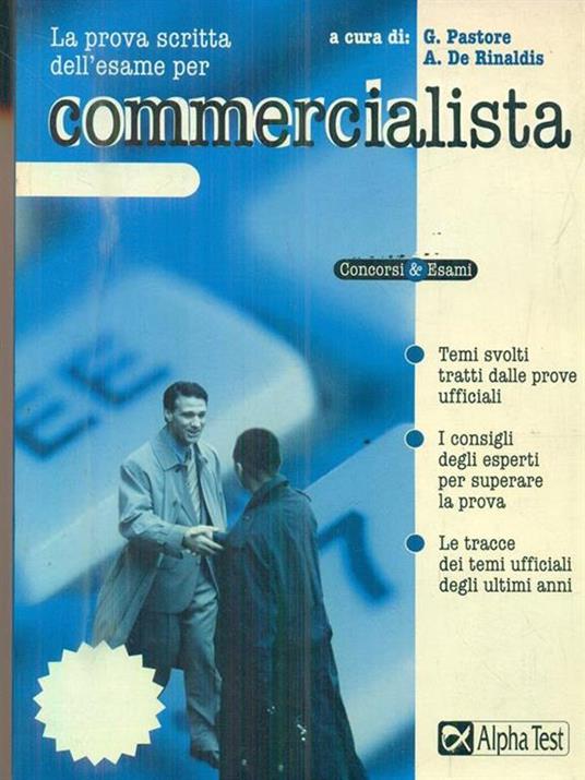 La prova scritta dell'esame per commercialista. Eserciziario - copertina