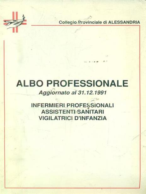 Albo professionale Aggiornato al 31-12-1991. Infermieri professionali - copertina