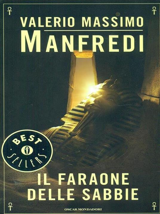 Il faraone delle sabbie - Valerio Massimo Manfredi - copertina