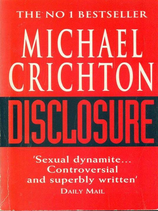 Disclosure - Michael Crichton - copertina