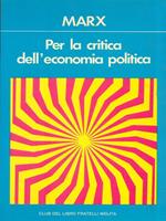 Per la critica dell'economia politica