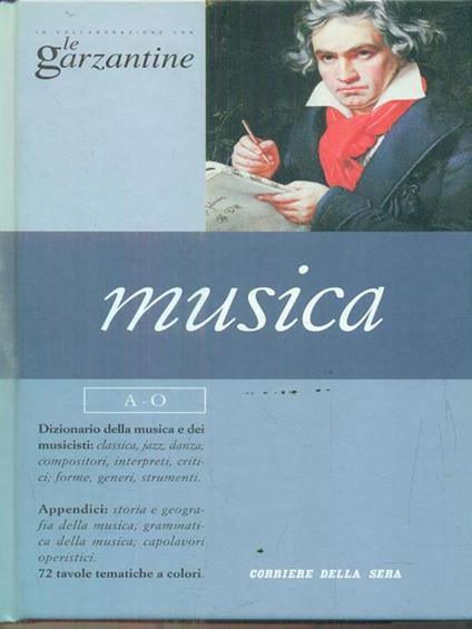 Musica. 2 volumi - copertina