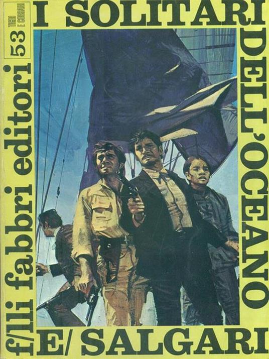 I solitari dell'oceano - Emilio Salgari - copertina