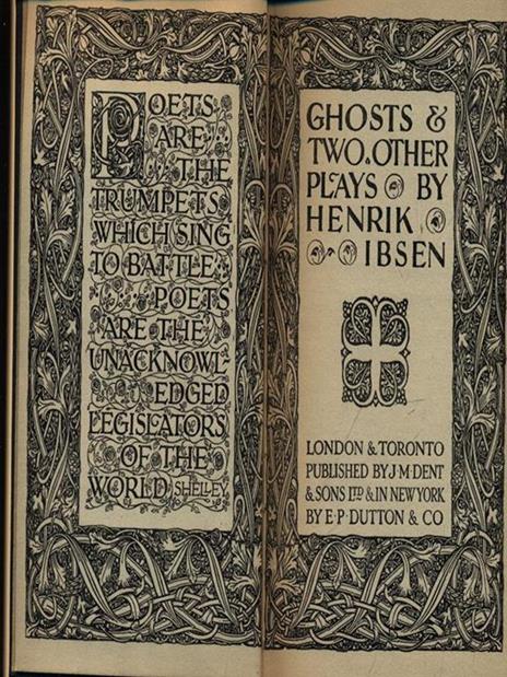 Ghosts & two other plays - Henrik Ibsen - copertina