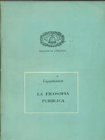 La filosofia pubblica