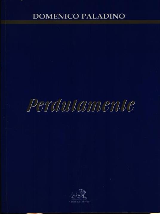 Perdutamente - Domenico Paladino - copertina